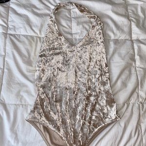 Velvet bodysuit